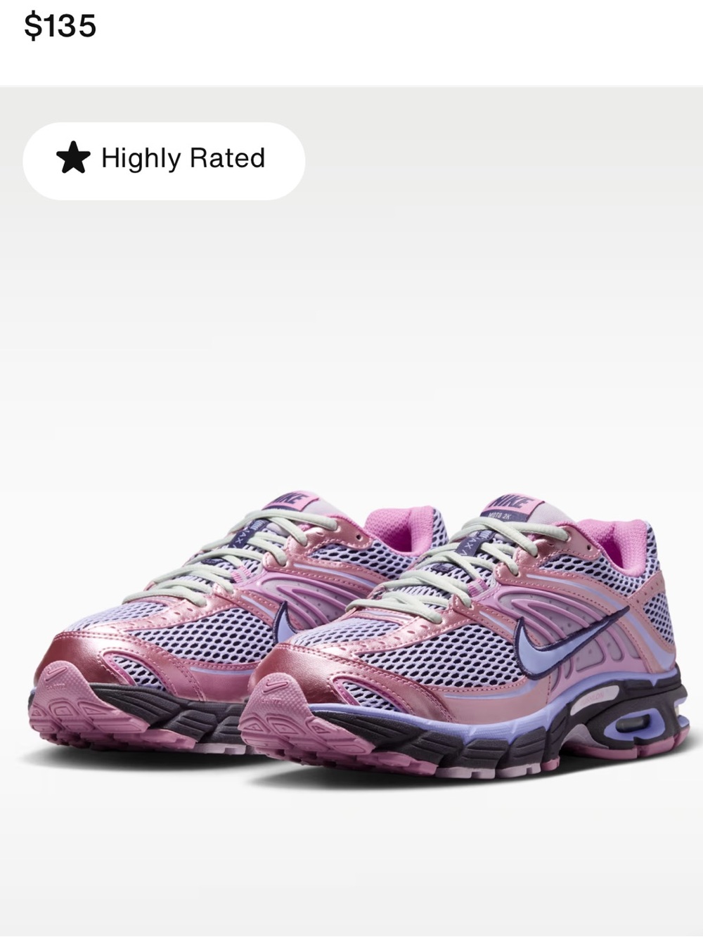 Nike Air Max Moto 2K Purple & Black 8.5